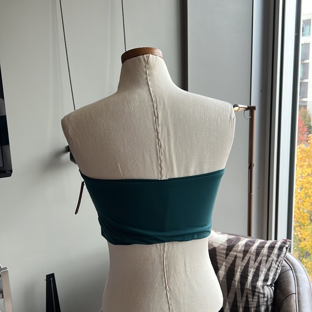 New SKIMS Fits Everybody Bandeau Bralette in Teal Size XL - Picture 4 of 6